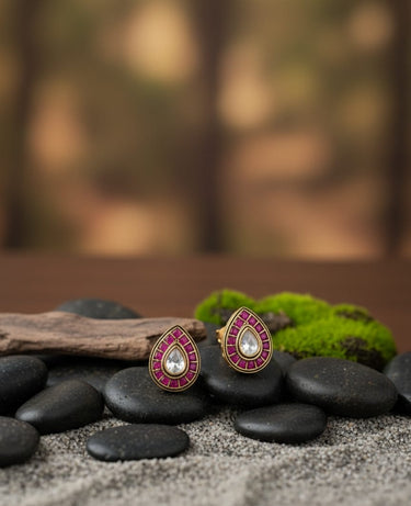 Ruby Glow Earrings